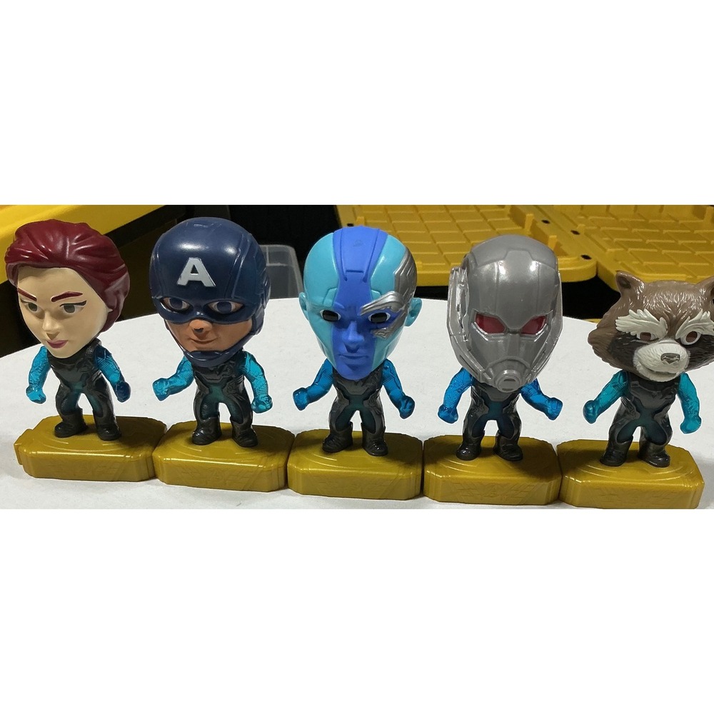 McDonalds Marvel Avengers Endgame Happy Meal Figures Lot of 5 - Picture 2 of 9